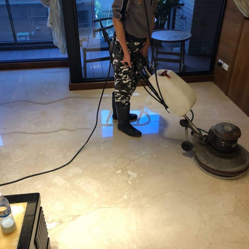 石材清潔研磨晶化